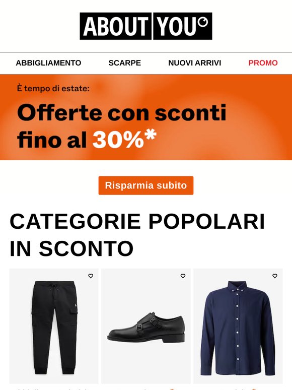 Ultima possibilità: fino a 30% di sconto