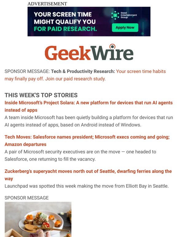 GeekWire's Most-Read Stories of the Week