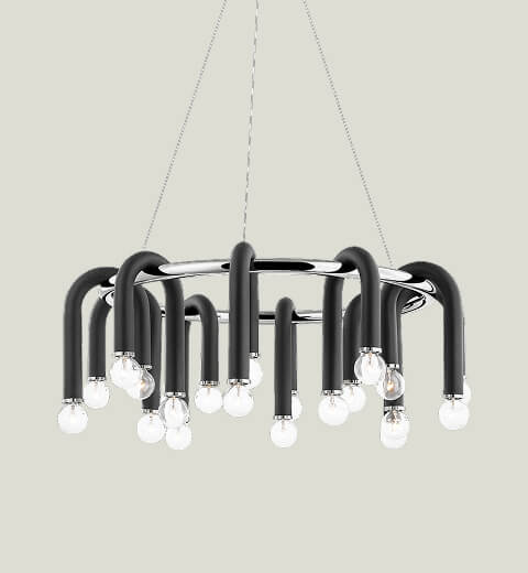 Whit Chandelier  by Mitzi