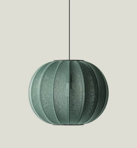 Knit-Wit Round Pendant  by Made By Hand