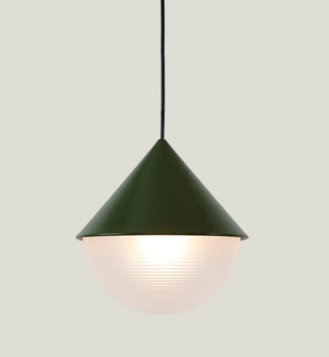 Half and Half Hemisphere Pendant Light by Roll & Hill