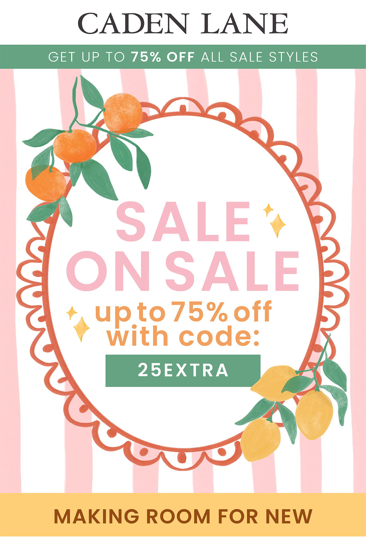 SALE ON SALE up to 75% off with code: 25EXTRA