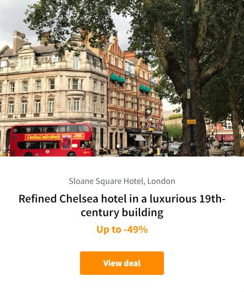 Refined Chelsea hotel in a luxurious 19th-century building