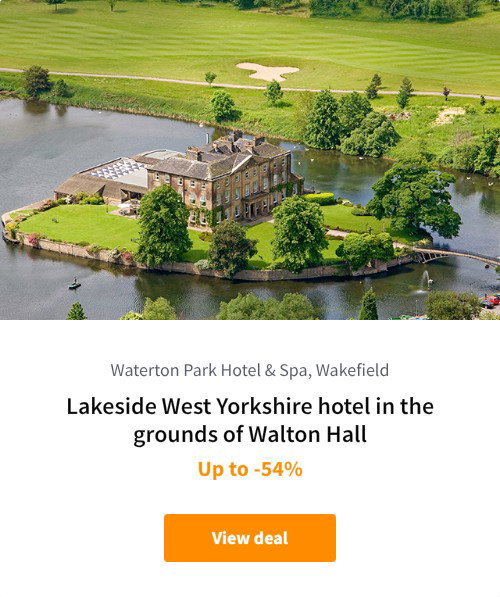Lakeside West Yorkshire hotel in the grounds of Walton Hall