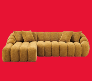 Brosa Milano 3 Seater Compressed Sofa with Left Chaise Product Image
