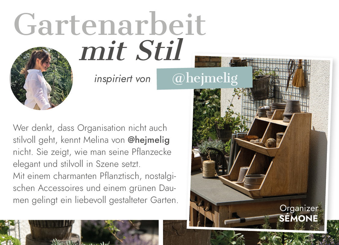 Gartenarbeit mit Stil