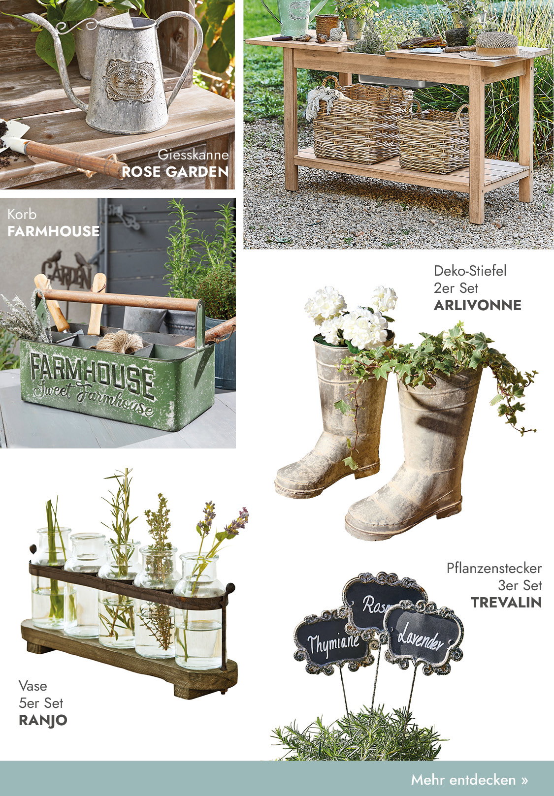 Gartenarbeit mit Stil