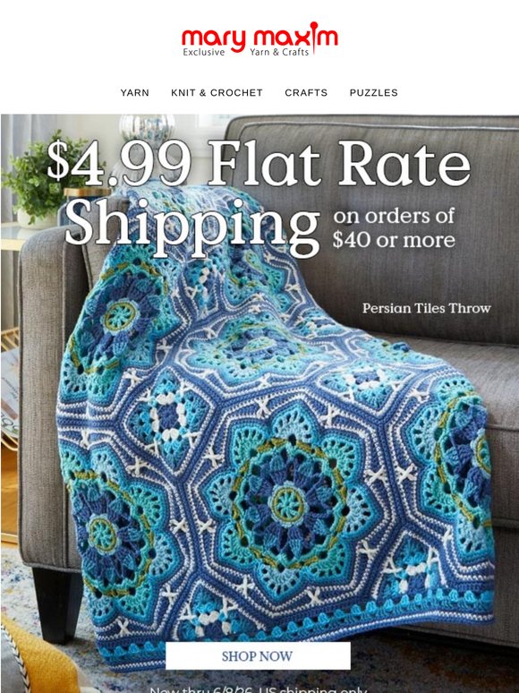 Enjoy $4.99 Shipping on Your Next Order
