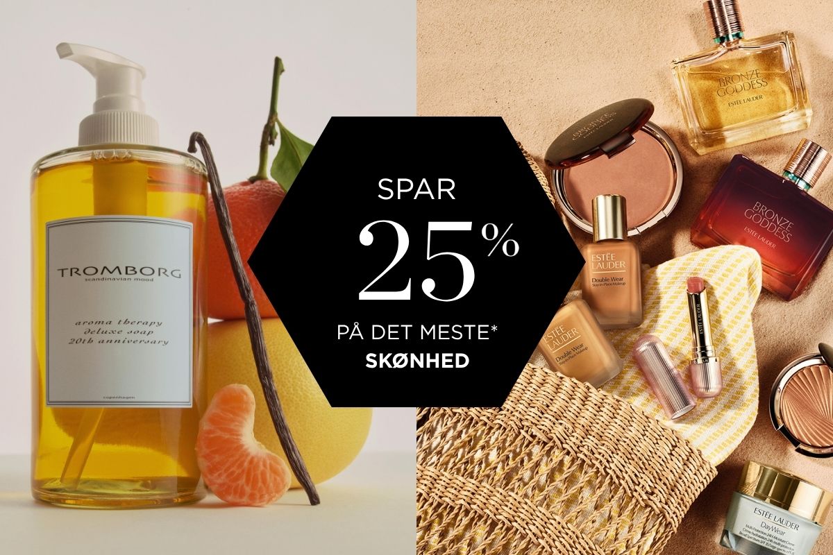Spar 25% på det meste* skønhed