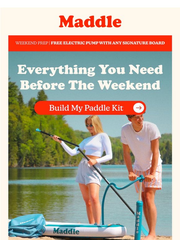 Your paddle day checklist is ready 🗒️