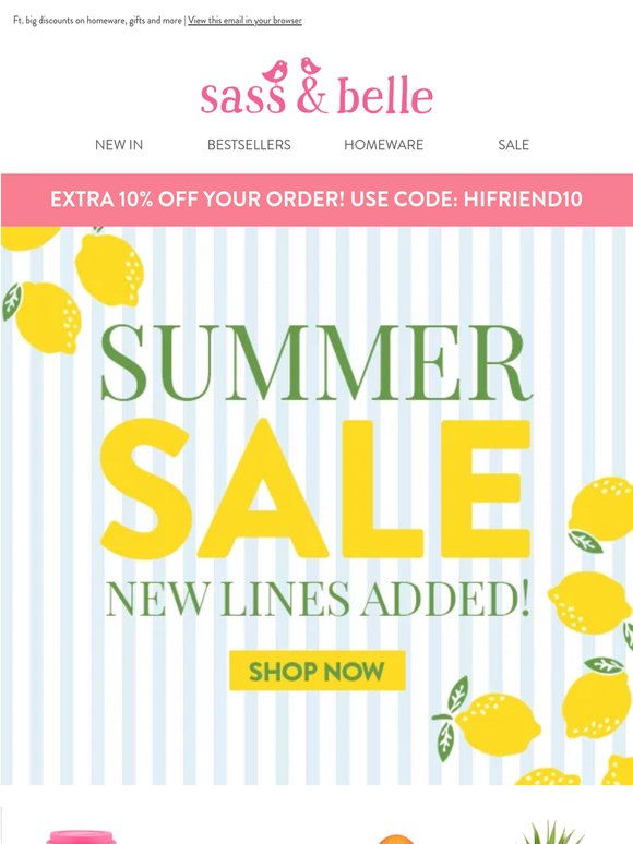 Our Summer Sale has landed ☀️
