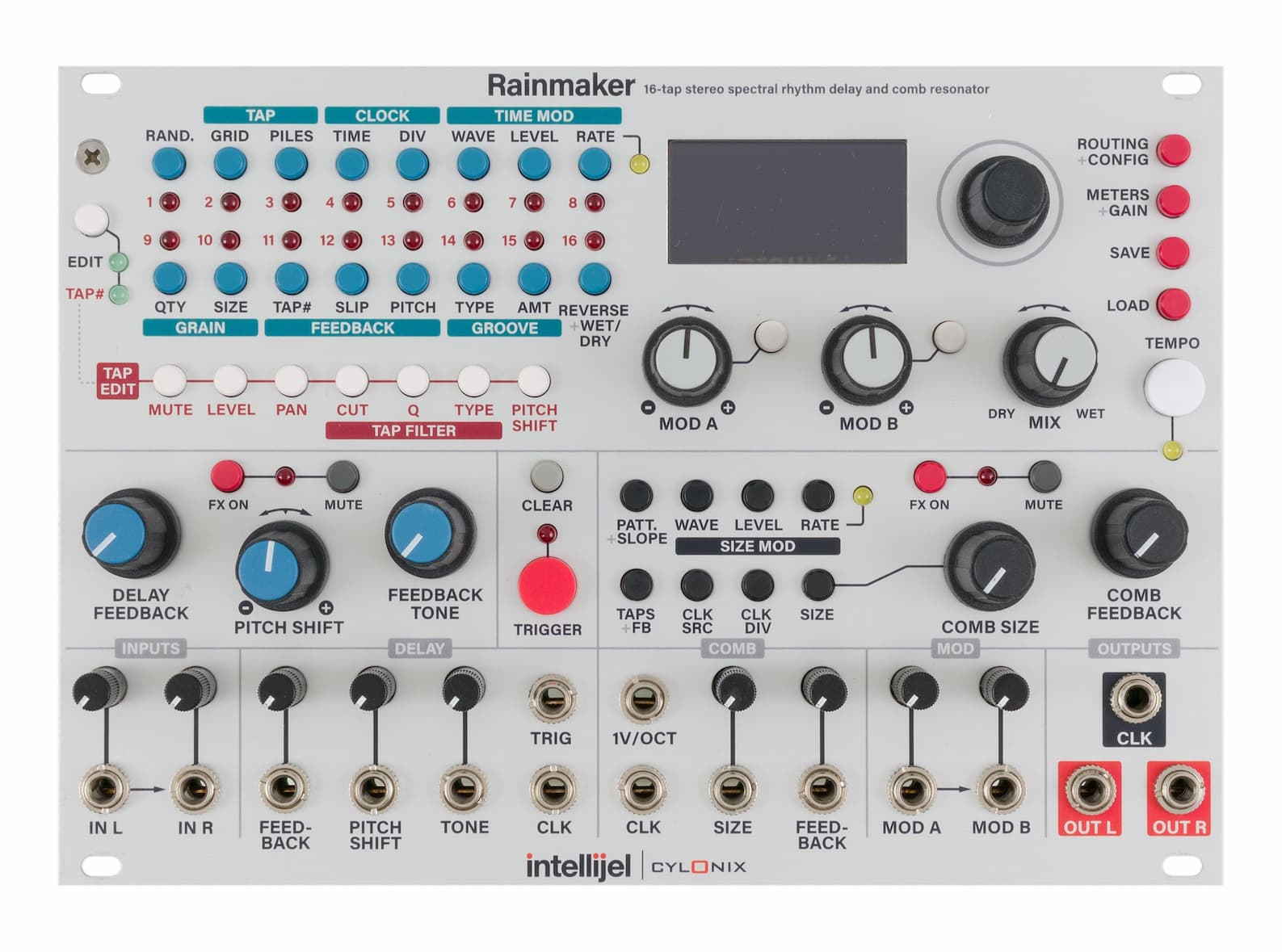 Intellijel Designs Rainmaker 16-Tap Stereo Spectral Resonating Delay