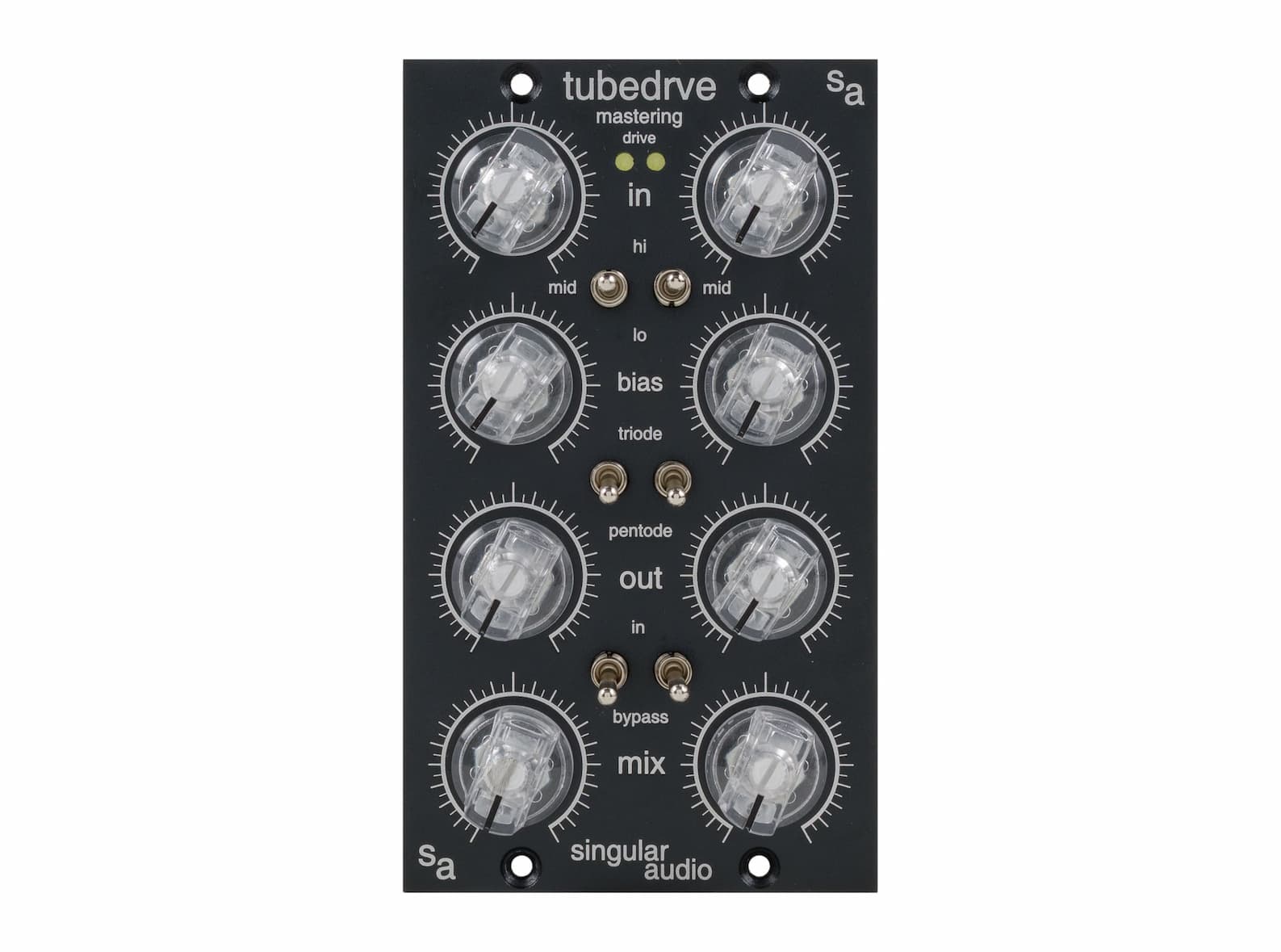 Singular Audio tubedrv mastering 500-Series Tube Saturator