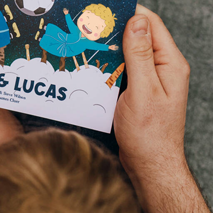 'The Big Match' Personalised Football Book For Dad