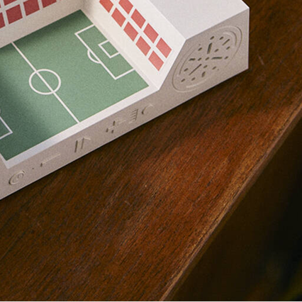 Bluetooth Speaker, Wireless Charger, Ornamental Football Gift. By Fanbass 442