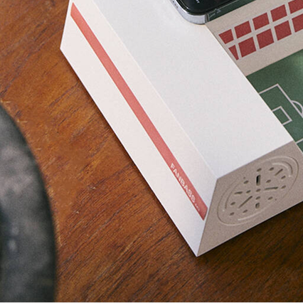 Bluetooth Speaker, Wireless Charger, Ornamental Football Gift. By Fanbass 442