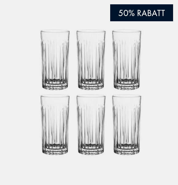 Manhattan highballglas kristall 6-pack