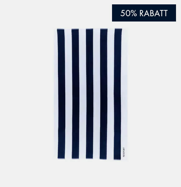 Santorini strandhandduk navy