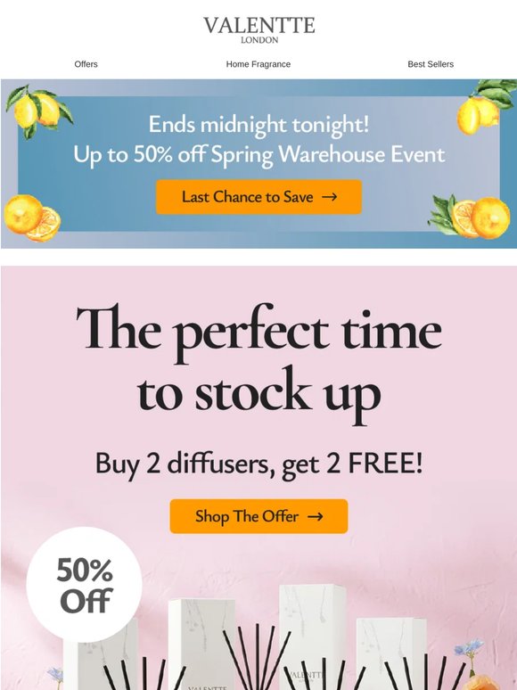 Which 2 FREE diffusers will you choose? 🍋