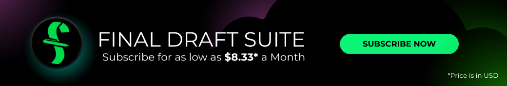 Final Draft Suite Banner Ad