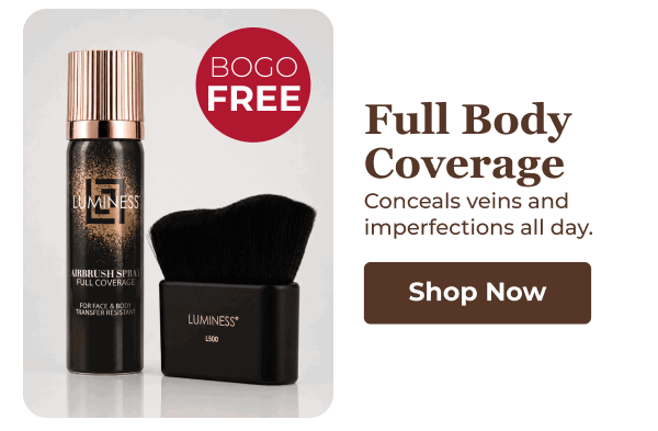 FULL BODY COVERAGE FOUNDATION: Conceals veins and imperfections all day.