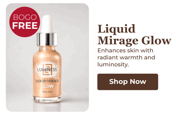 LIQUID MIRAGE GLOW: Enhances skin with radiant warmth and luminosity.