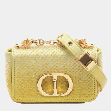 Yellow Small Beaded Calfskin C