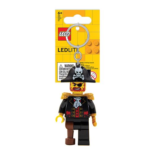 LEGO Iconic Captain Brickbeard Minifigure Key Light (Keyring / Keychain) LED Lite