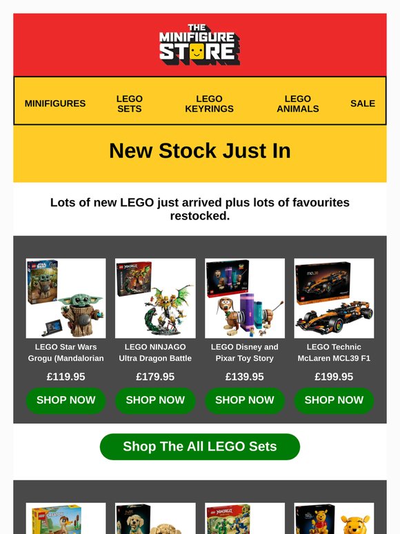 New LEGO Stock Just Arrived!