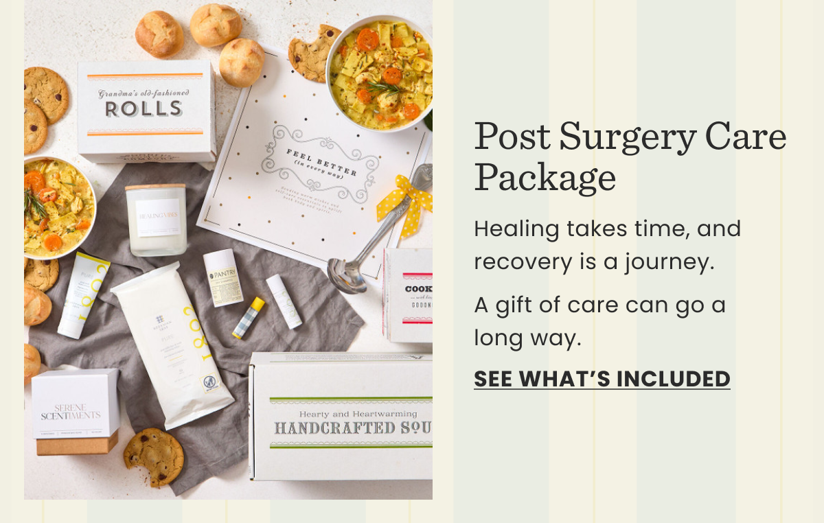 Post Surgery Care Package | Healing takes time, and recovery is a journey. A gift of care can go a long way. | SEE WHAT'S INCLUDED