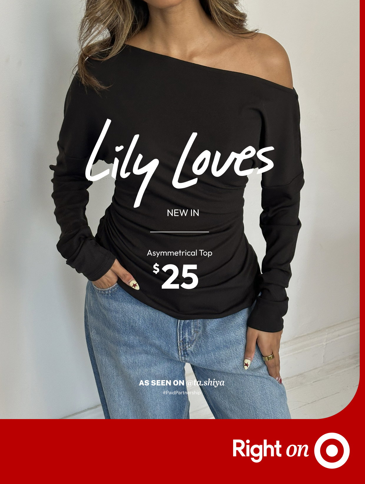 Lily Loves NEW IN Asymmetrical Top