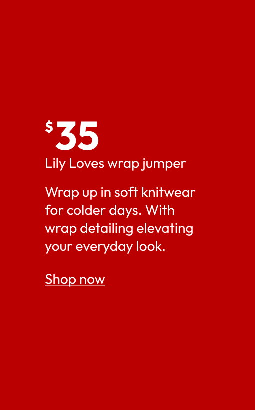 Lily Loves wrap jumper