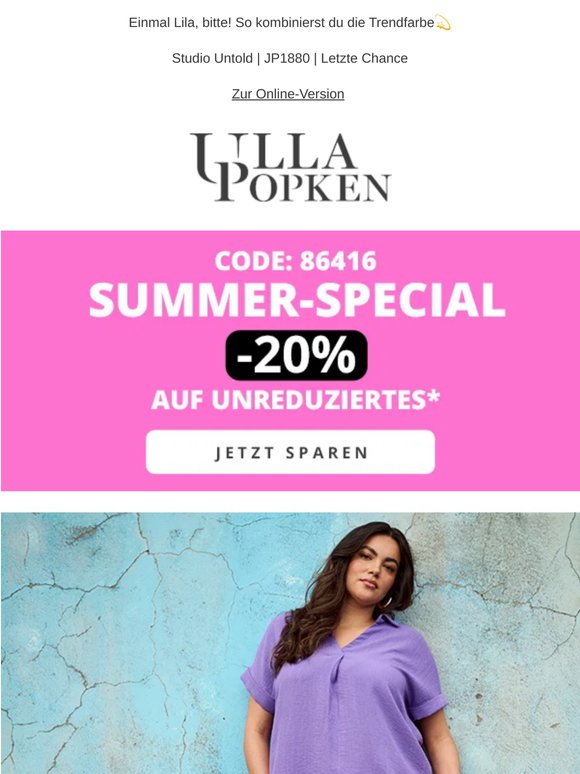 Nur noch heute: -20% auf unreduziertes