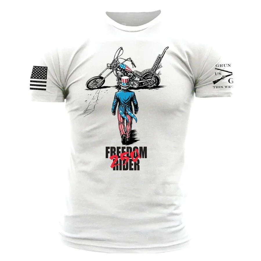Image of 250 Freedom Rider T-Shirt - White