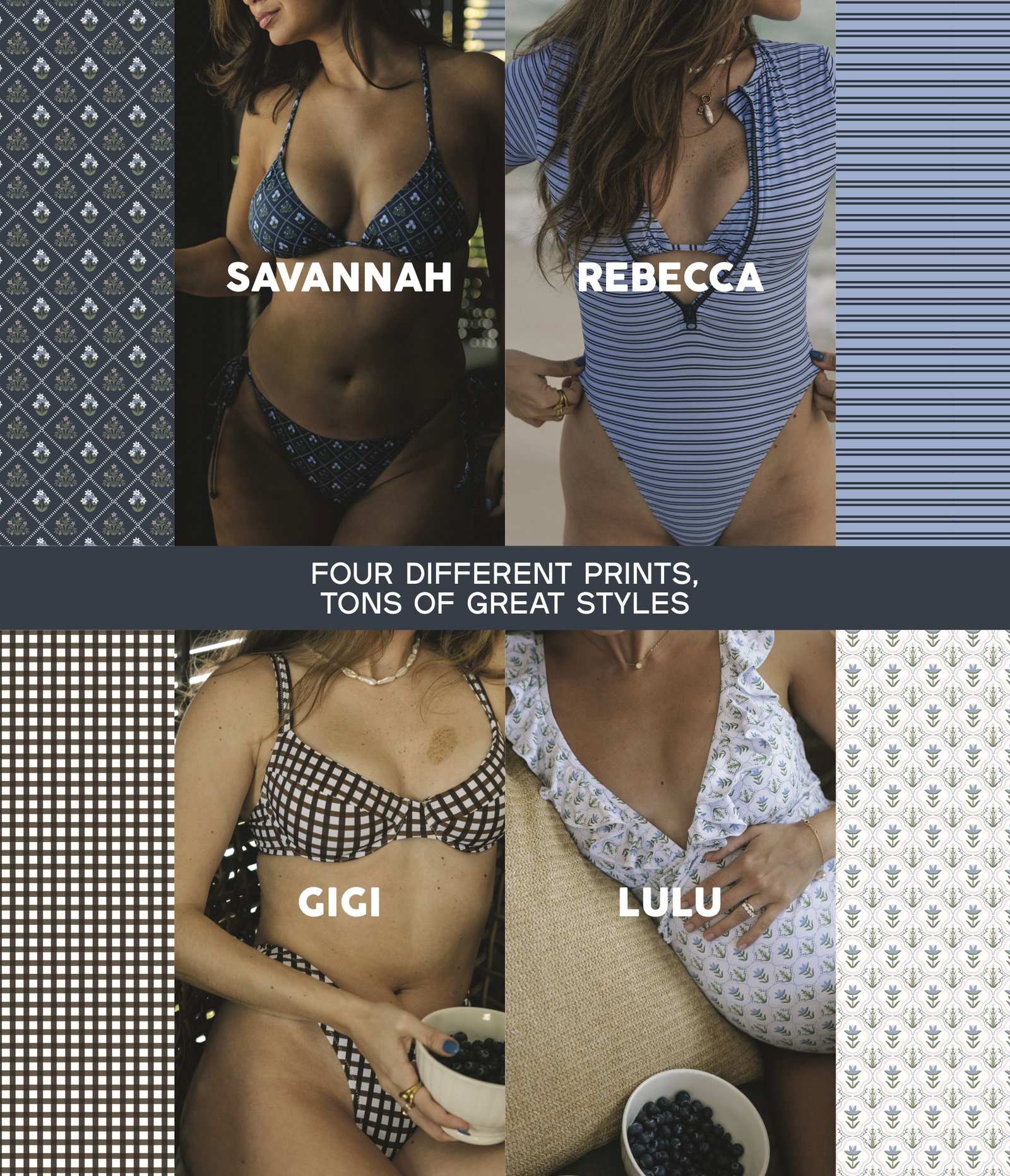 four different prints, tons of great styles