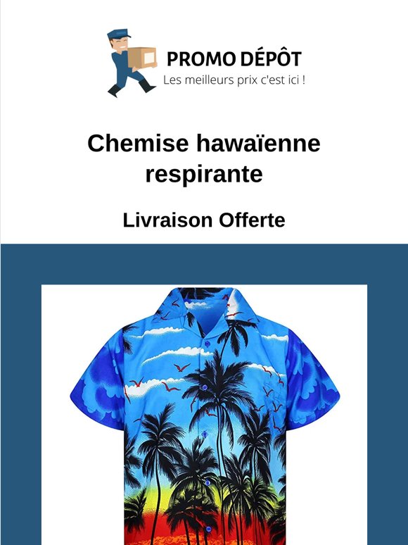 Découvrez notre Chemise hawaïenne respirante