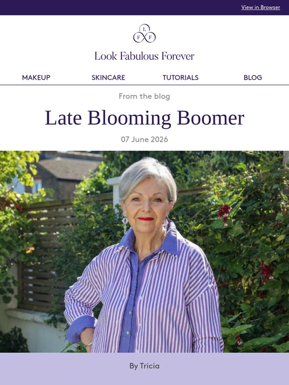 Late Blooming Boomer | Last Chance: 20% Off All Makeup & Skincare