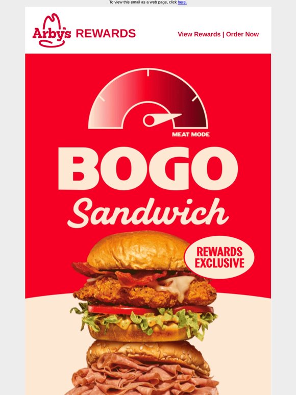 Finish the weekend strong with BOGO sandwich