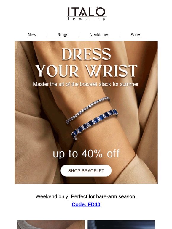 📢Flash Sale: 40% Off All Bracelets & Anklets⏳