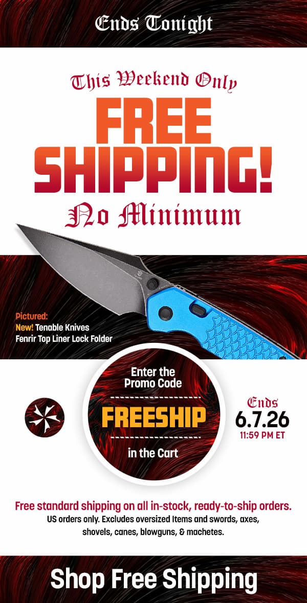 Free Shipping This Weekend
