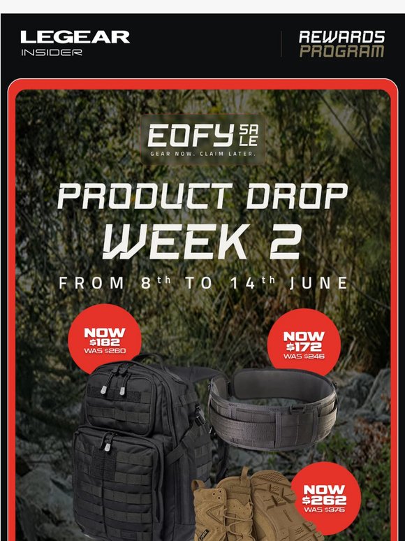 Week 2 Drop is live. 7 days. 30% off.