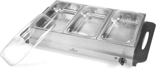 Image of EElektrische 2 in 1 RVS Buffetwarmer