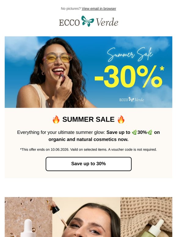 🔥SUMMER SALE🔥 Save up to 30%