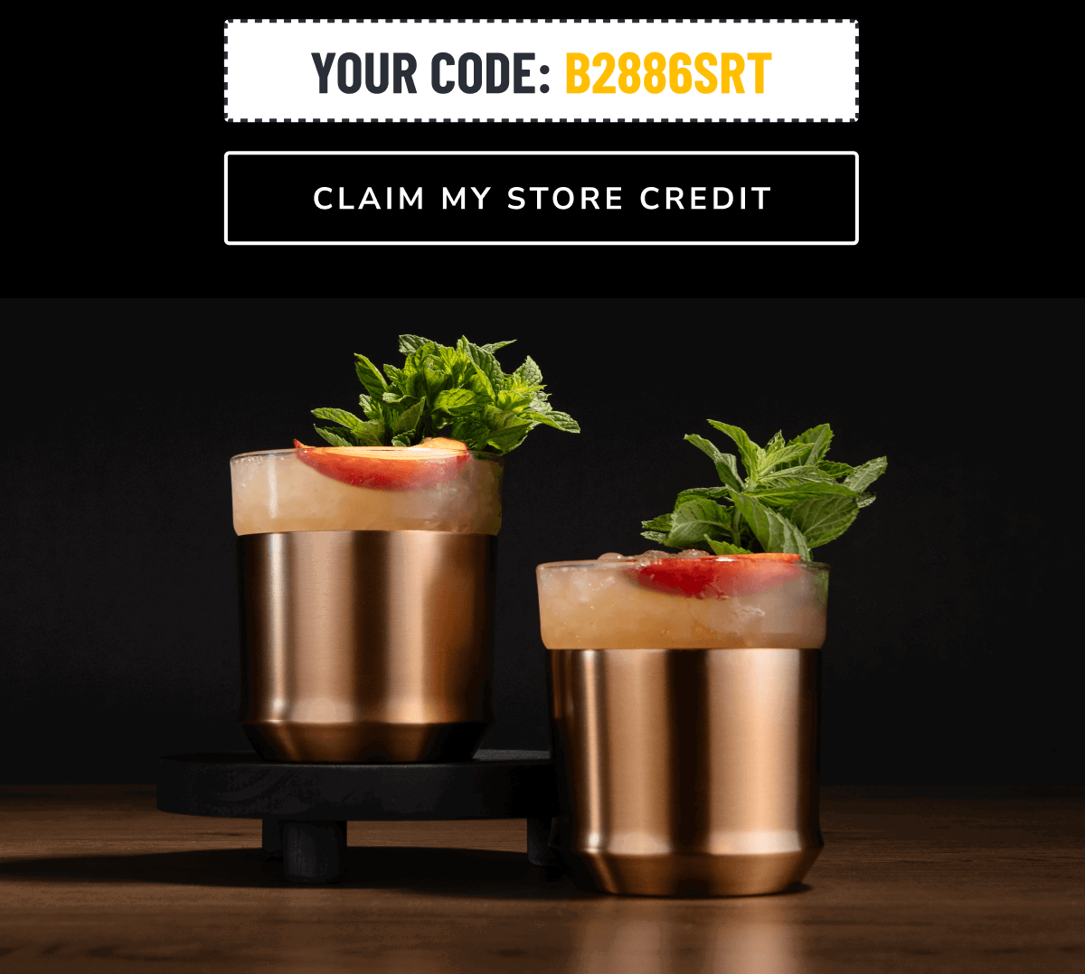 Your code: B2886SRT [CLAIM MY STORE CREDIT]