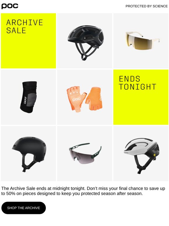 The Archive Sale ends at midnight