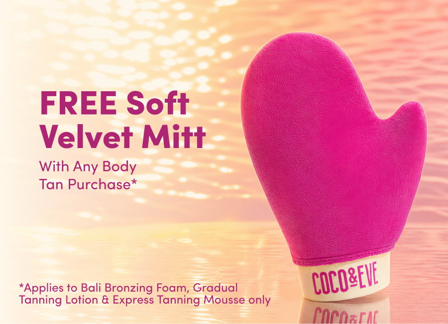 FREE Soft Velvet Mitt With Any Body Tan Purchase