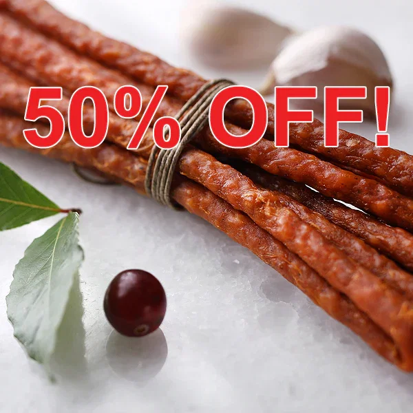 Image of Grass-fed Beef - Snack Sticks - approx. 6 oz. package (Minimum of 5 packages)