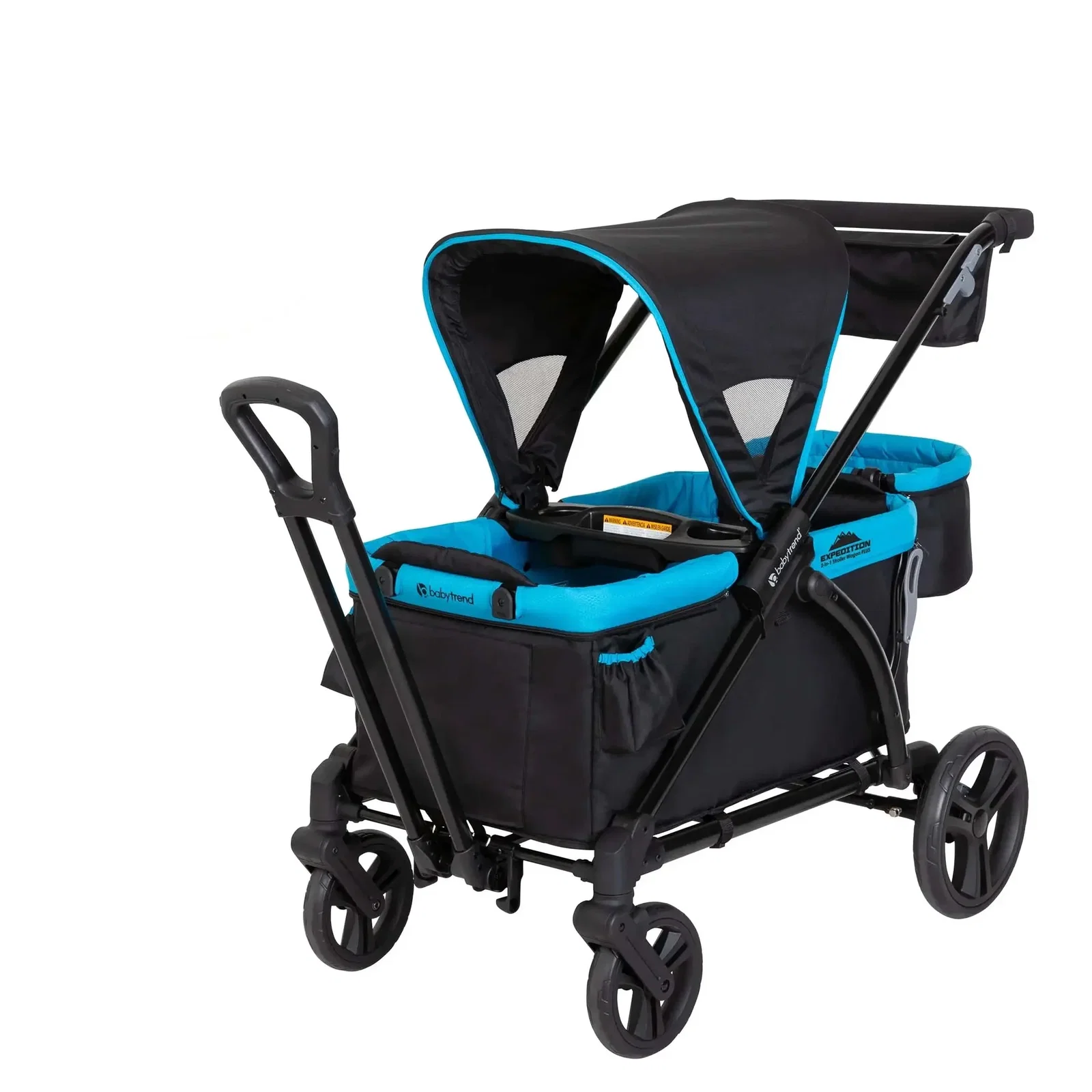 Image of Baby Trend Expedition 2-in-1 Stroller Wagon PLUS, Ultra Marine
