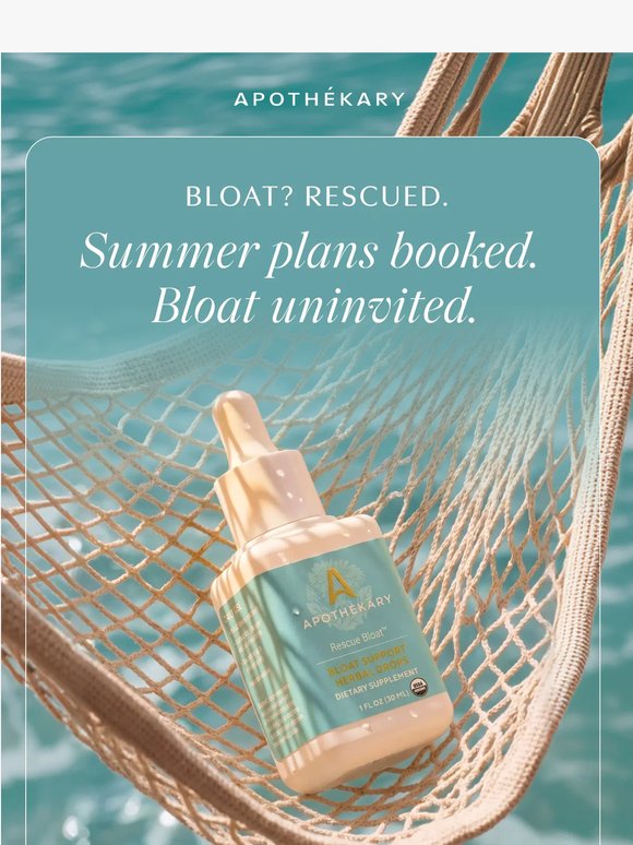 Your summer anti-bloat essential ☀️