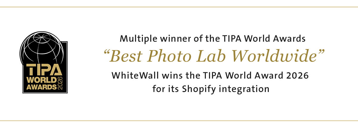 WhiteWall wins the TIPA World Award 2026